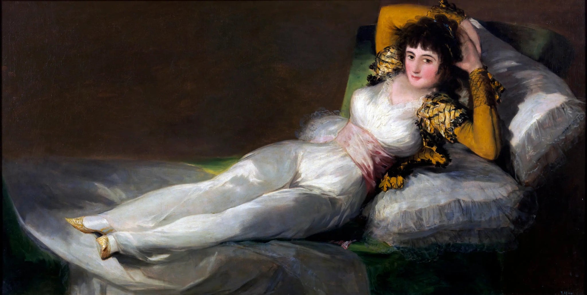 La Maja vêtue - Francisco de Goya image 1 copie de tableau peinte à la main