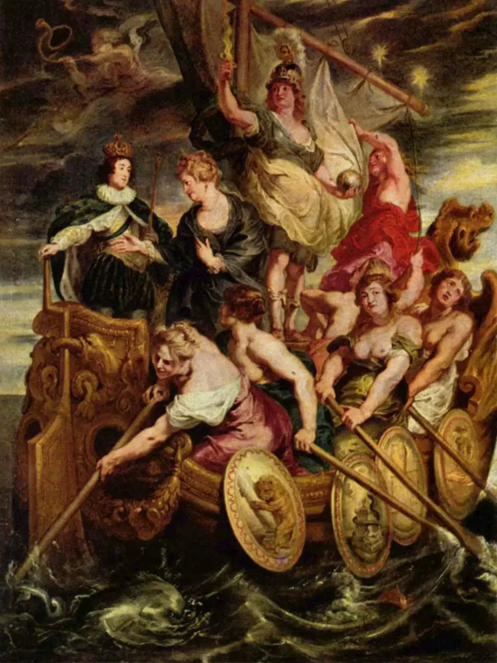 La Majorité de Louis XIII, 20 octobre 1614 - Peter Paul Rubens image 1 reproduction artisanale de tableau