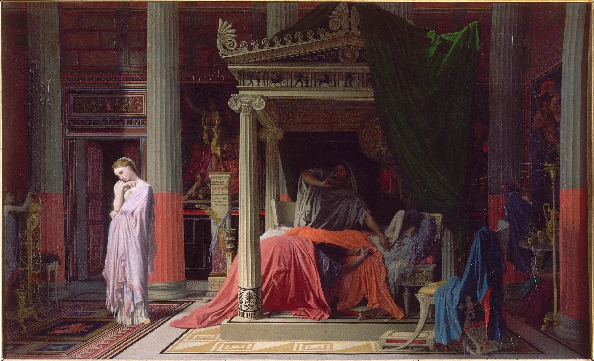 La Maladie d'Antiochus - Jean-Auguste-Dominique Ingres image 1 reproduction réalisée par Alpha Reproduction