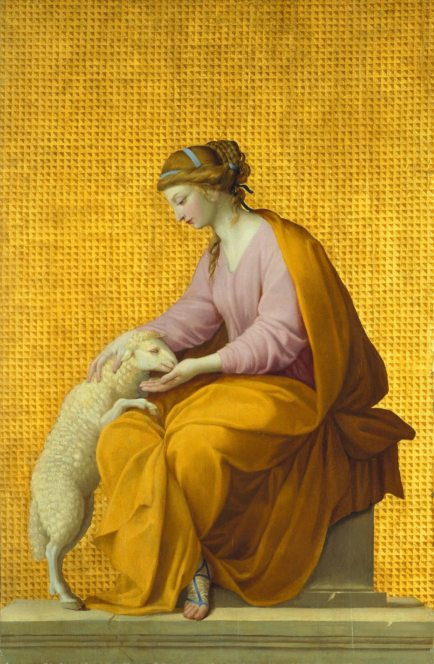 La Mansuétude - Eustache Le Sueur image 1 tableau peint à l’huile sur toile