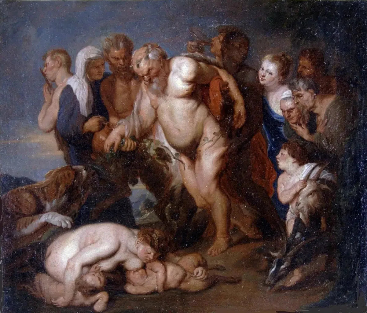 La Marche du Silène. - Peter Paul Rubens image 1 reproduction artisanale de tableau