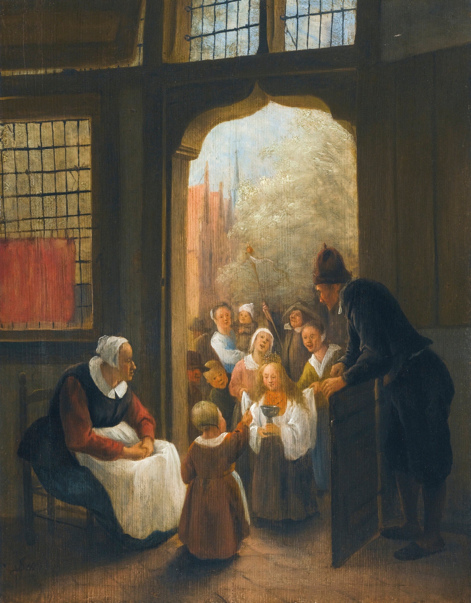 La mariée de la Pentecôte - Jan Steen image 1 reproduction réalisée par Alpha Reproduction