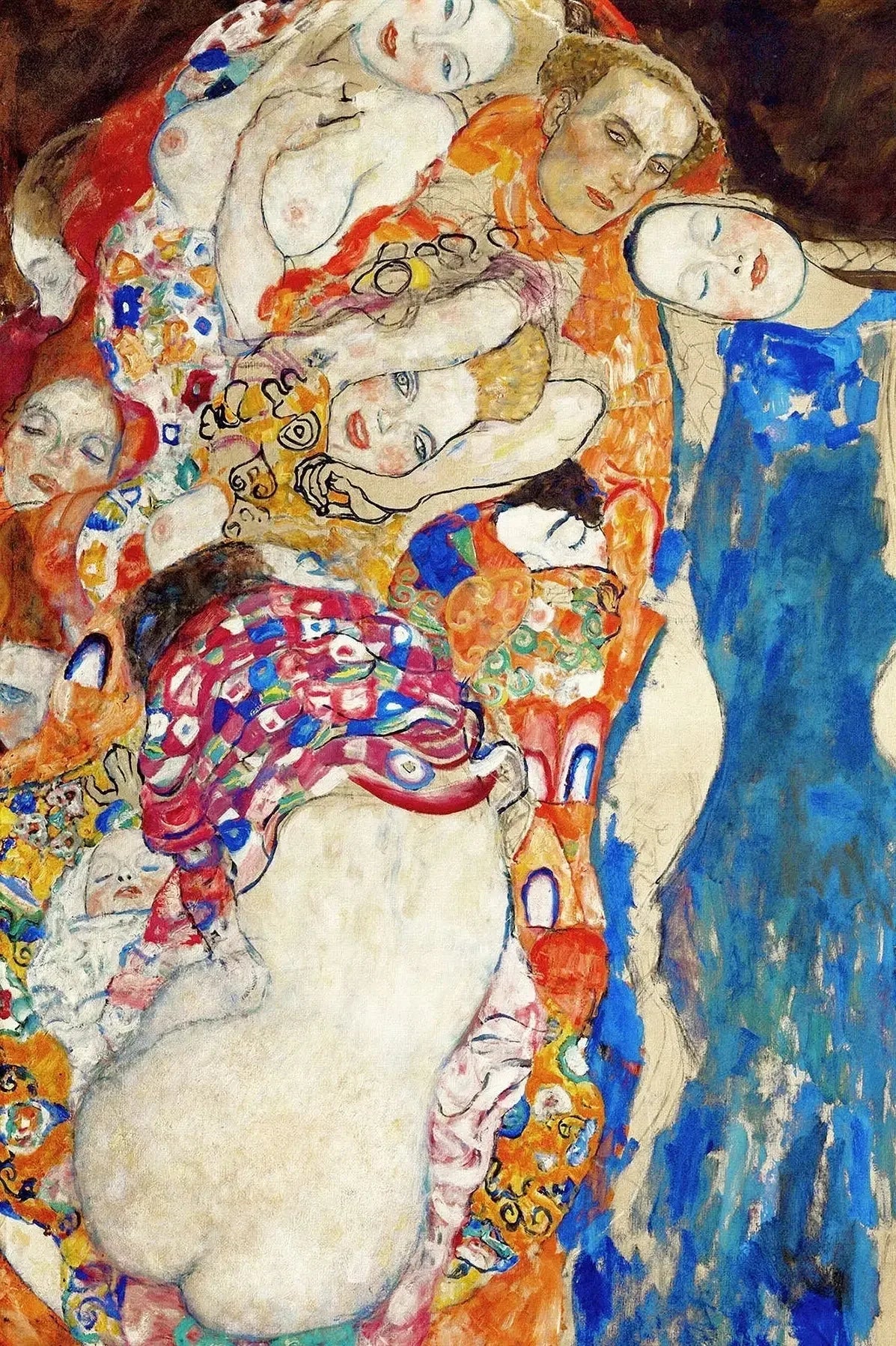 👰‍♀️ La Mariée (Détail) – Gustav Klimt (1917-1918) image 1 reproduction de peinture à l’huile
