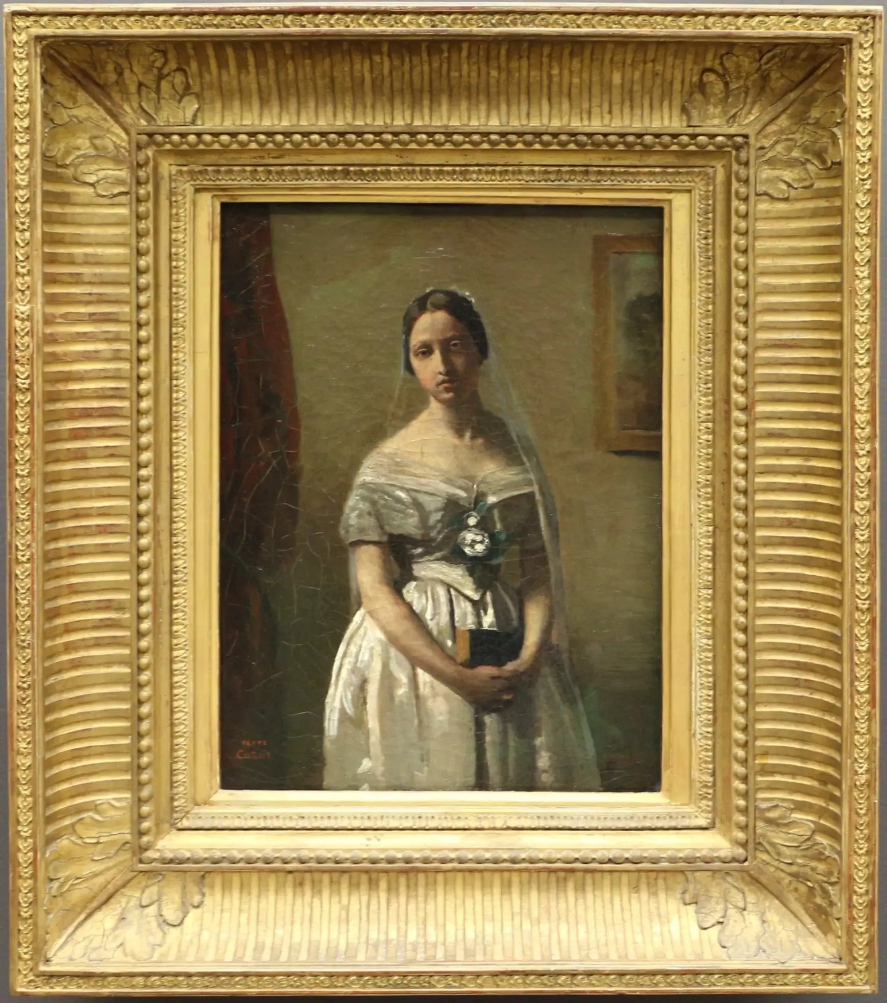 La Mariée - Jean-Baptiste Camille Corot image 1 reproduction de peinture à l’huile