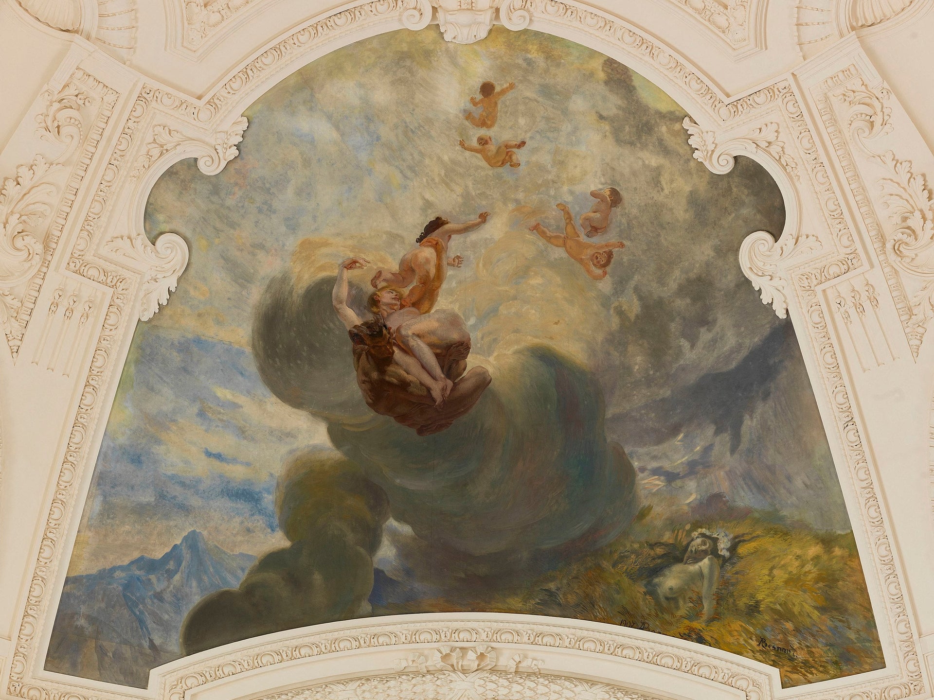 La Matière - Albert Besnard image 1 reproduction artisanale de tableau