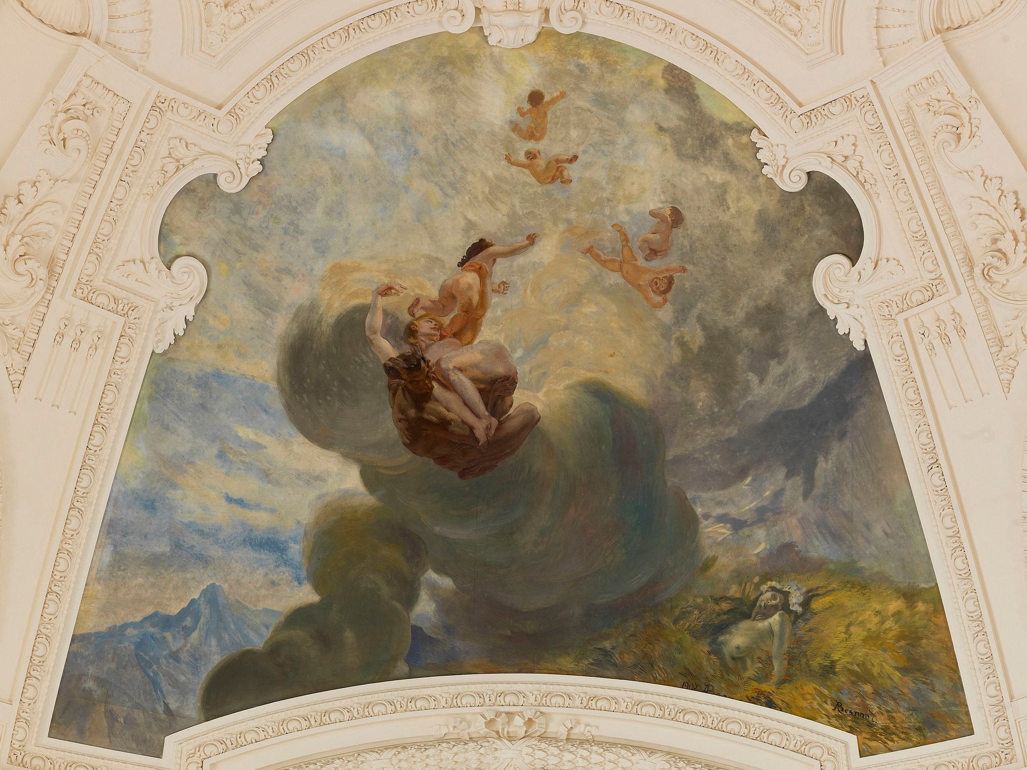 La Matière - Albert Besnard image 1 reproduction artisanale de tableau