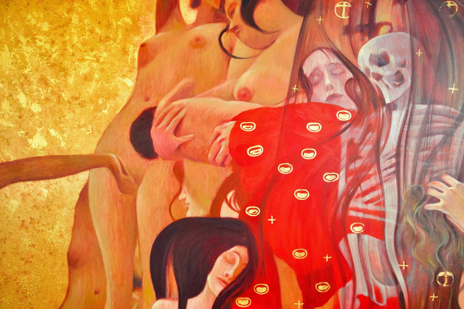 La Médecine – Une Œuvre Réimaginée de Gustav Klimt par Master Apollon | 180 x 270 cm image 21 reproduction artisanale de tableau