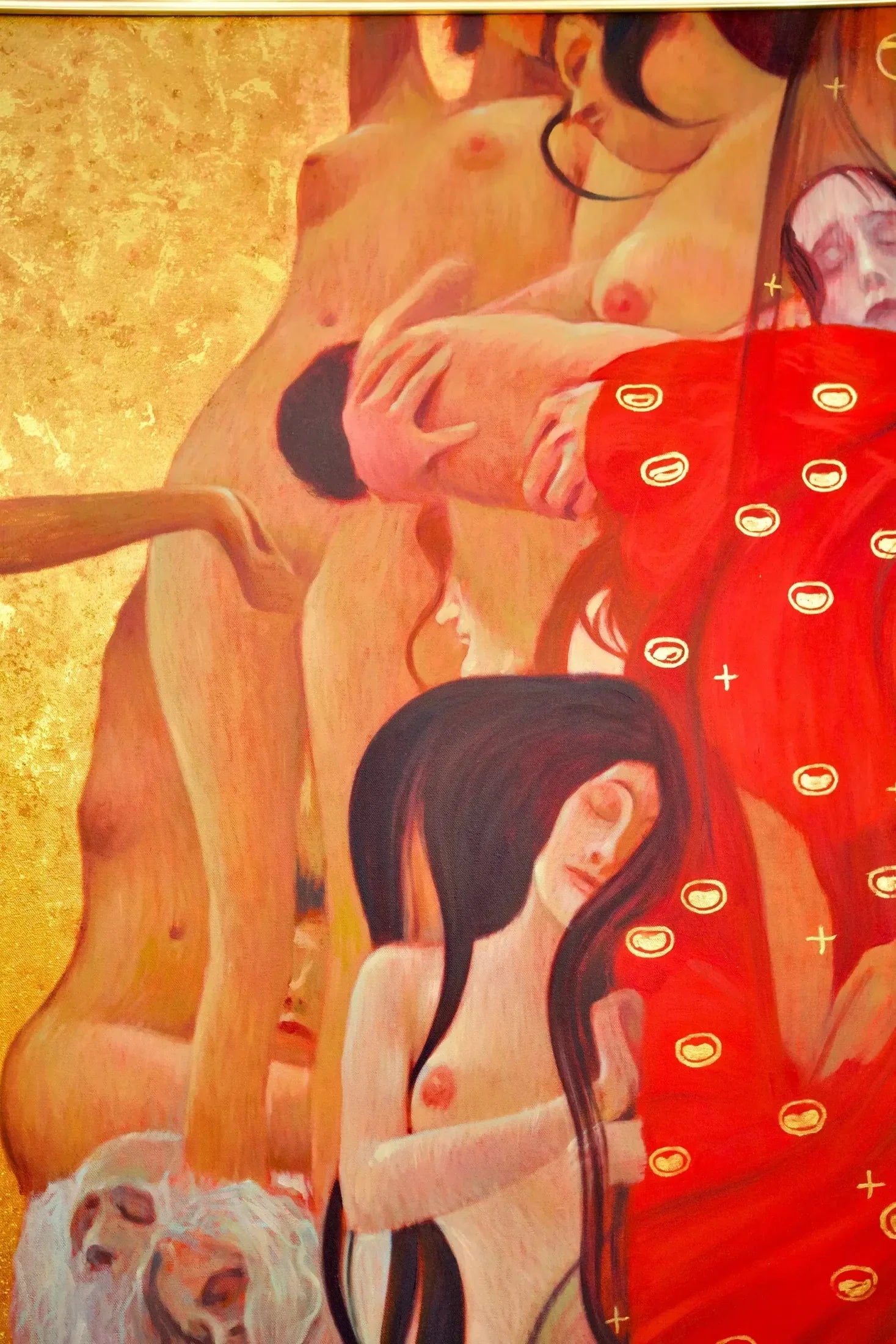 La Médecine – Une Œuvre Réimaginée de Gustav Klimt par Master Apollon | 180 x 270 cm image 6 tableau peint à l’huile sur toile