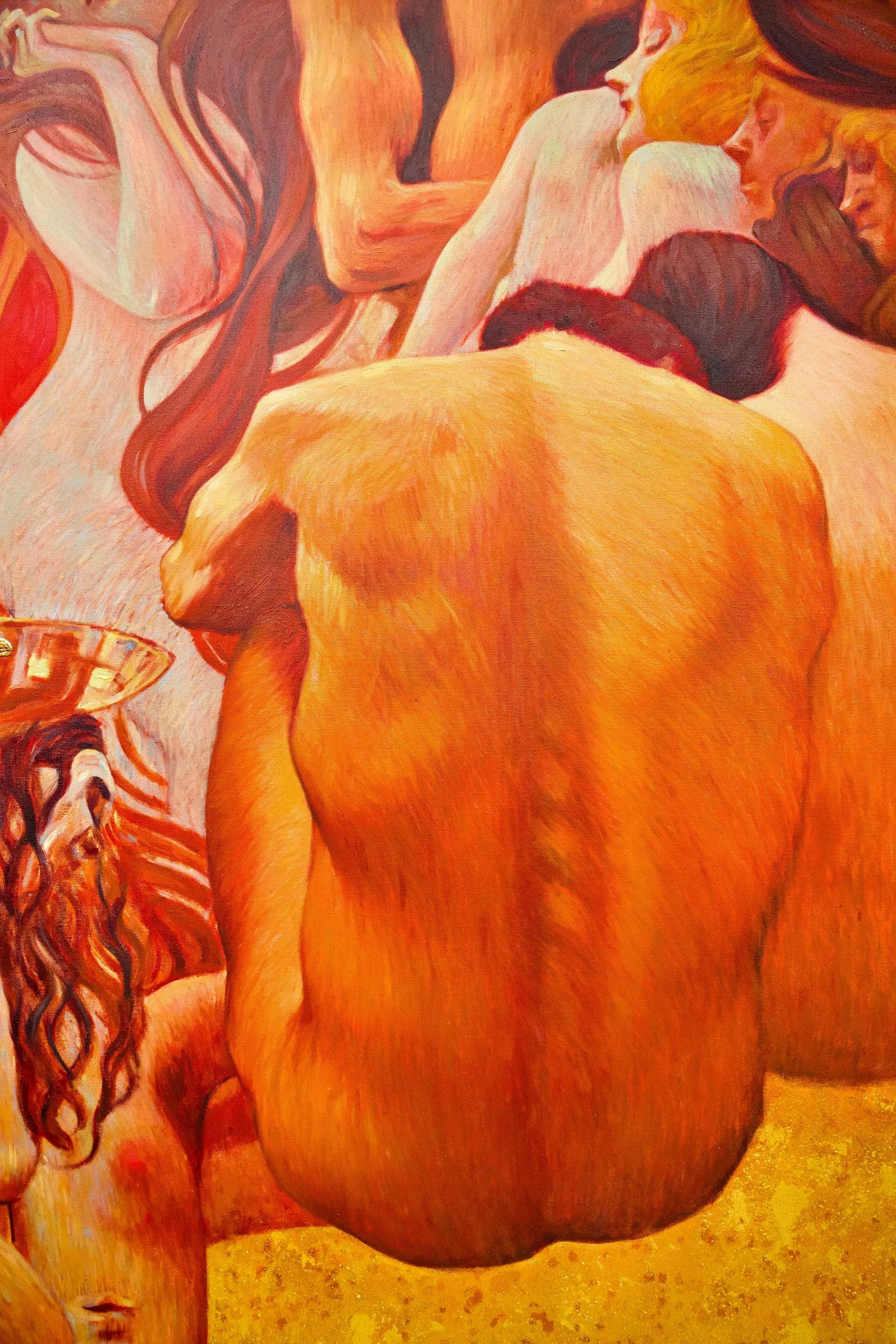 La Médecine – Une Œuvre Réimaginée de Gustav Klimt par Master Apollon | 180 x 270 cm image 8 copie peinte à la main à l’huile