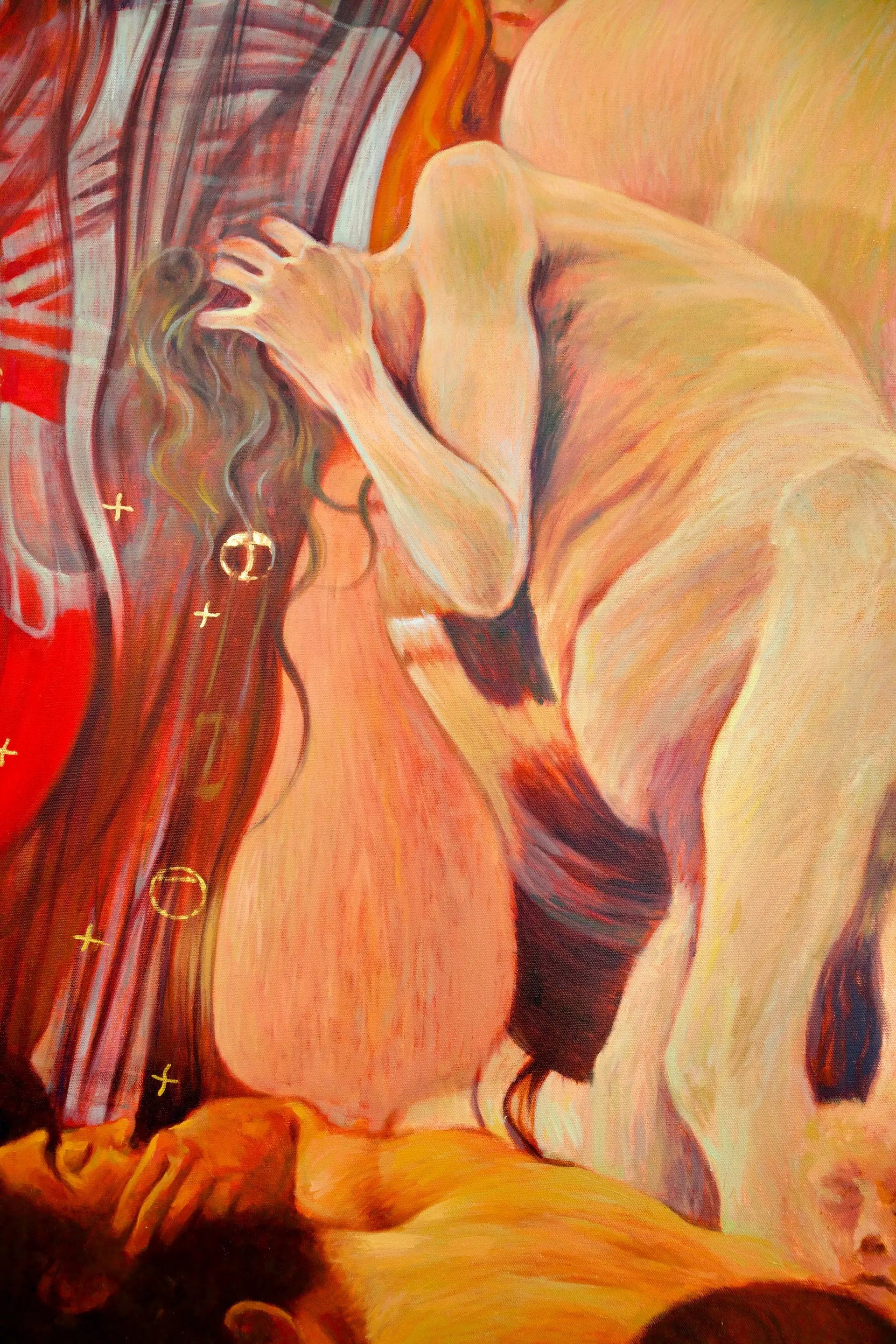 La Médecine – Une Œuvre Réimaginée de Gustav Klimt par Master Apollon | 180 x 270 cm image 9 reproduction d’œuvre d’art à l’huile