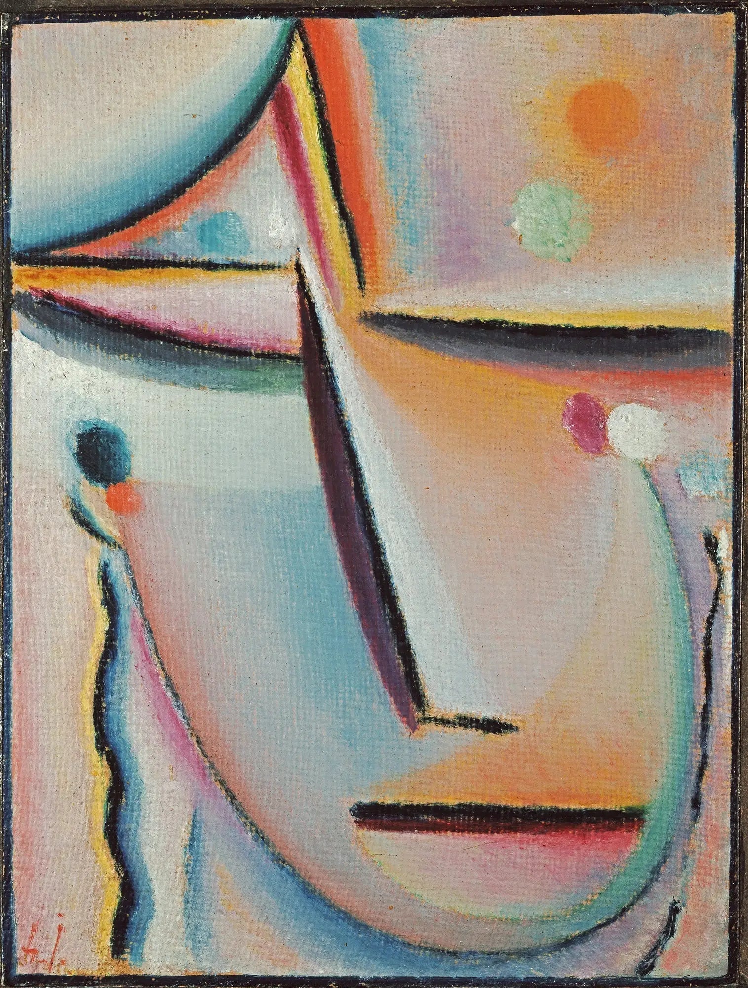 La méditation, la prière - Alexej von Jawlensky image 1 reproduction d’œuvre d’art à l’huile