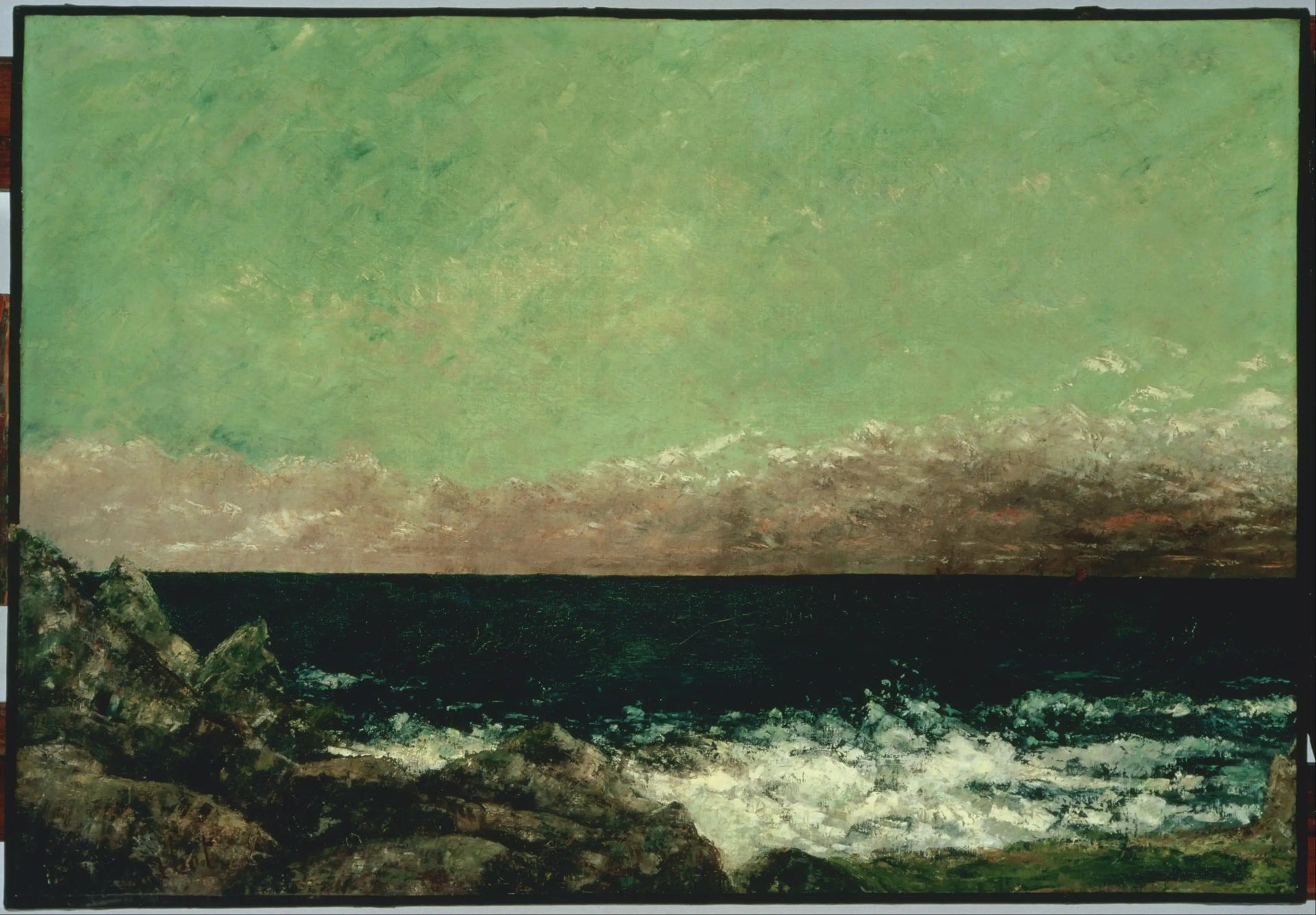 La Méditerranée - Gustave Courbet image 1 reproduction réalisée par Alpha Reproduction