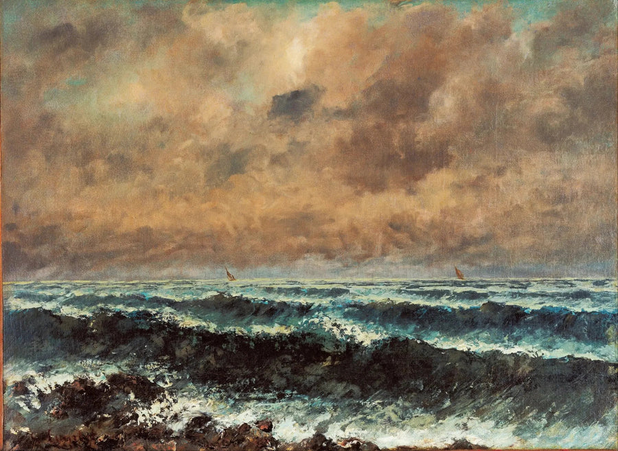 La Mer en automne - Gustave Courbet