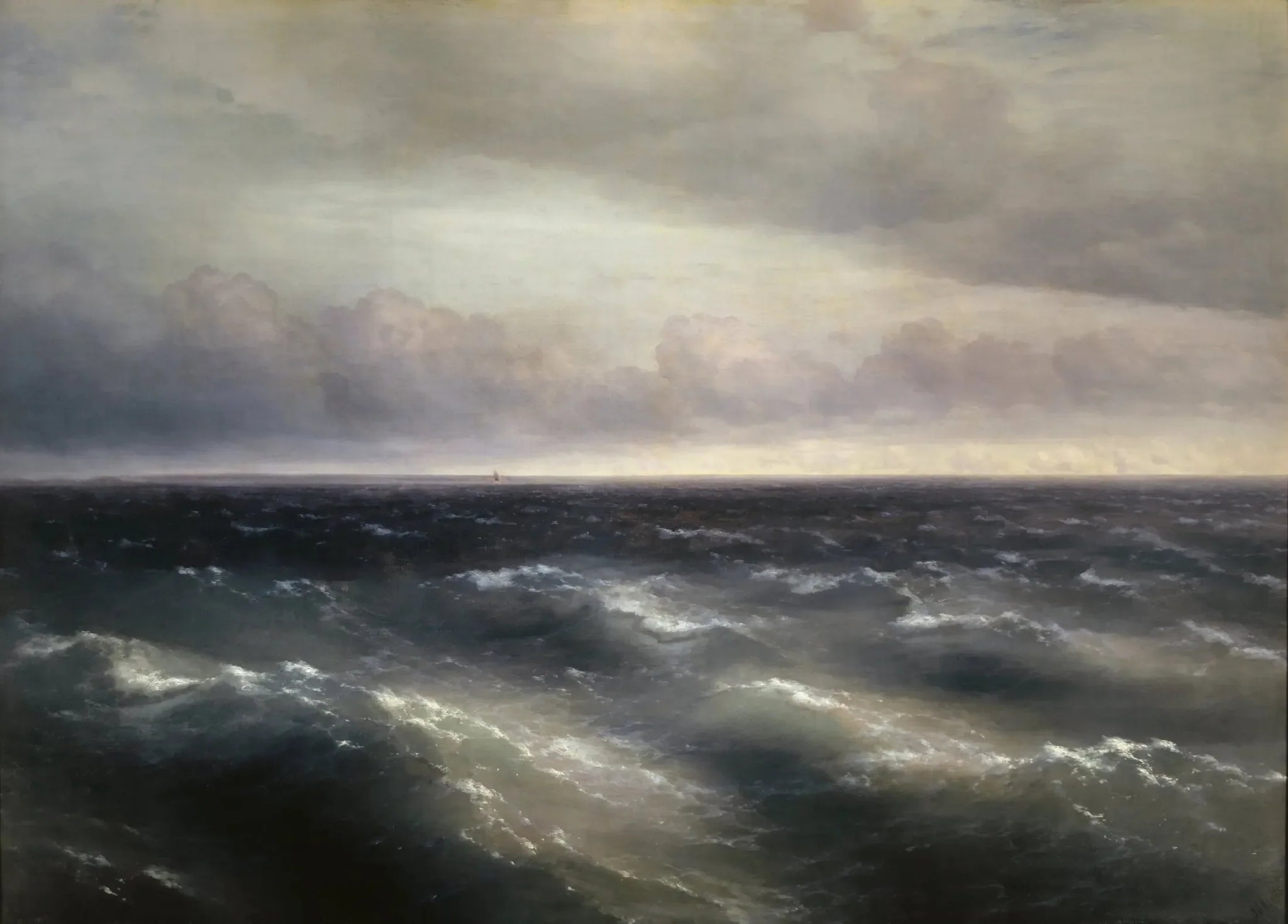La Mer noire - Ivan Aïvazovski image 1 copie de tableau peinte à la main