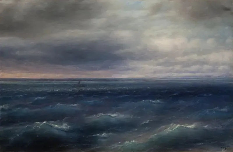 La mer Noire (Marina) - Ivan Aïvazovski image 1 reproduction de peinture à l’huile