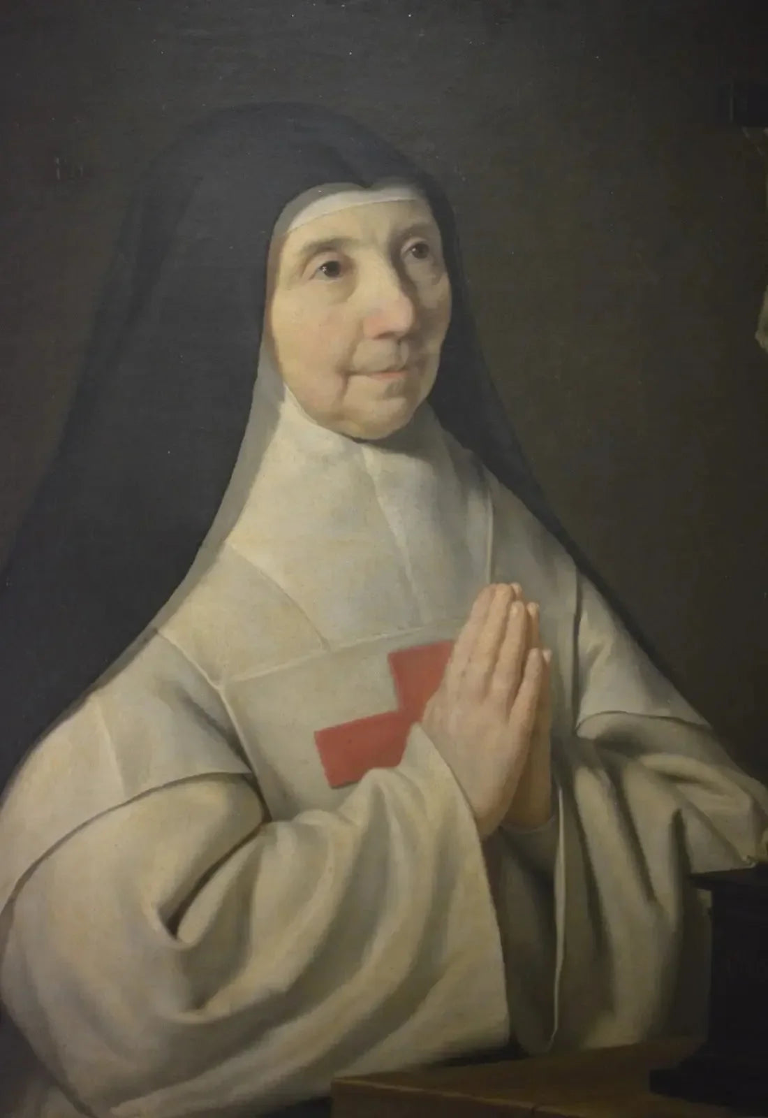 La Mère Agnès de Saint-Paul en prières - Philippe de Champaigne image 1 reproduction de peinture à l’huile