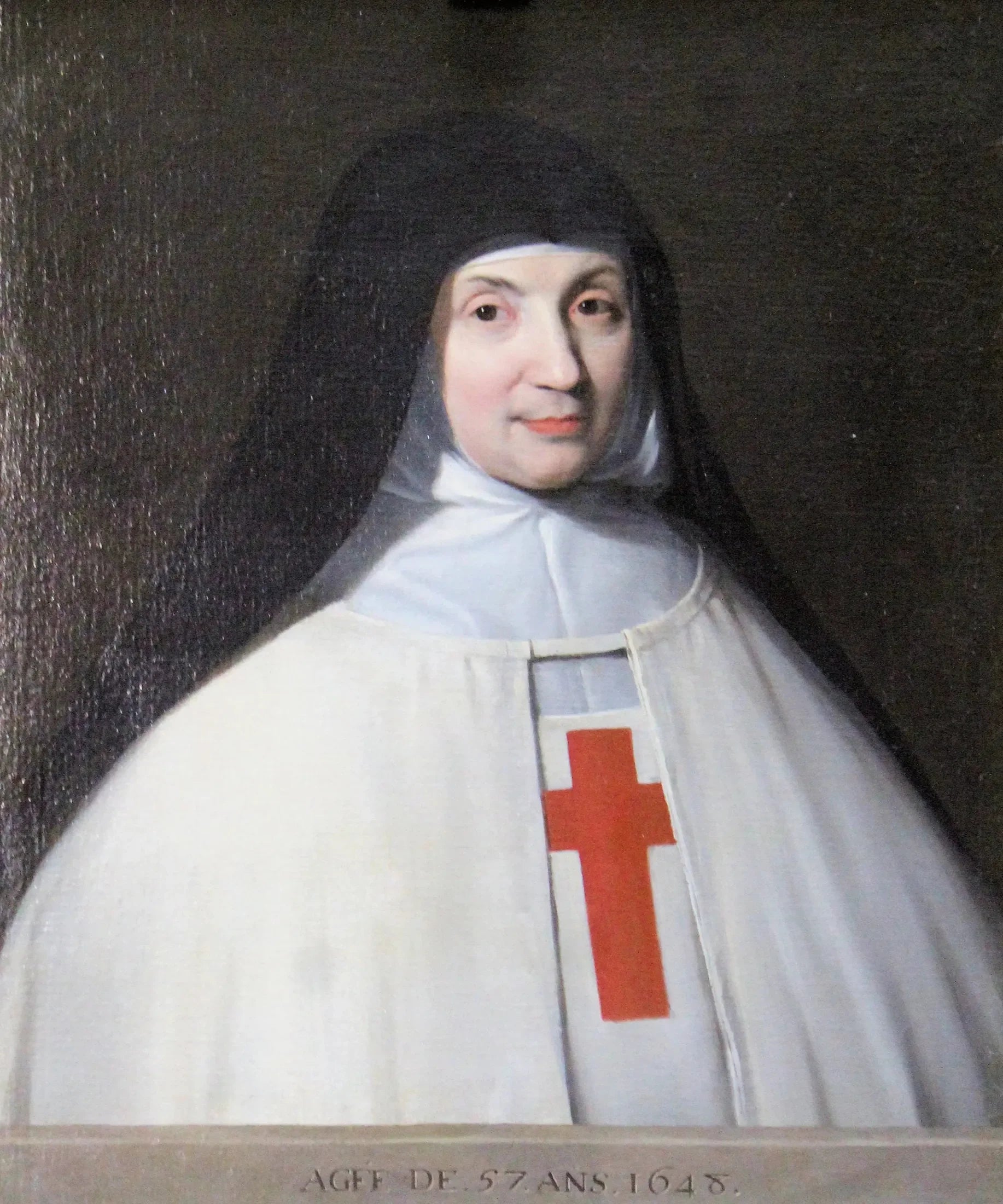 La mère Angélique Arnauld - Philippe de Champaigne image 1 reproduction artisanale de tableau