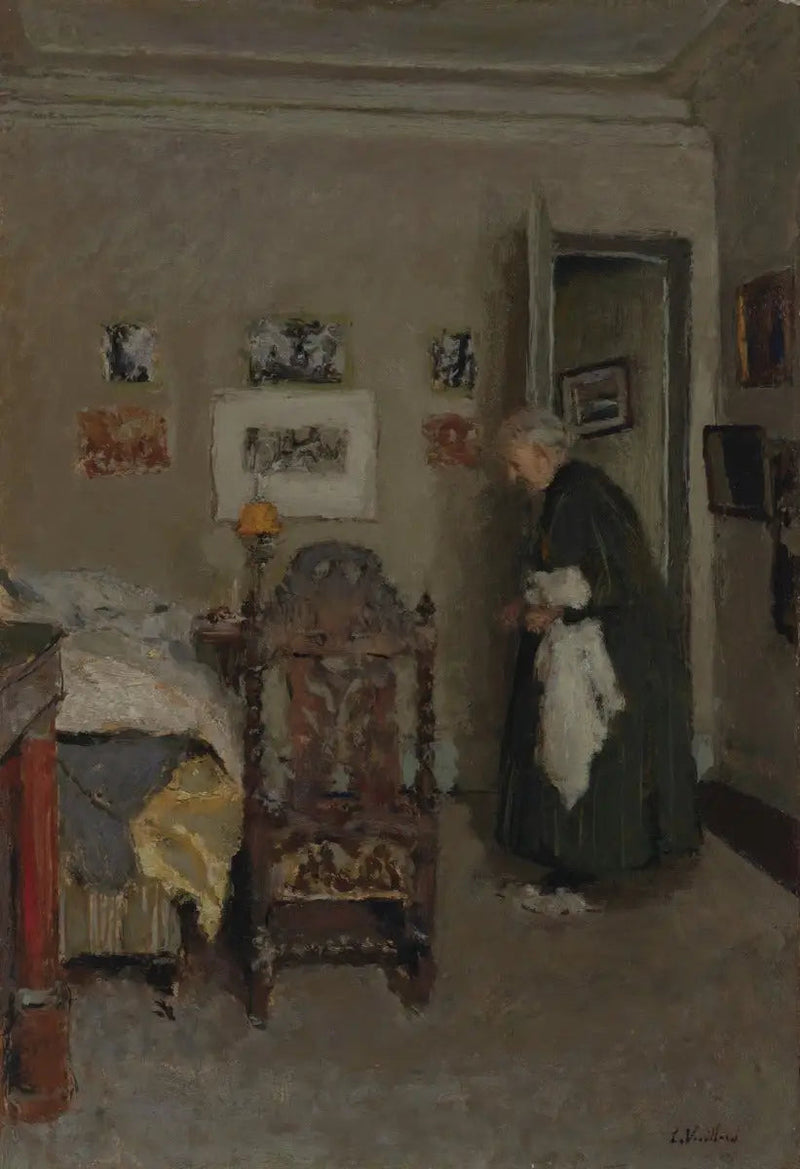 La mère de l'artiste dans son appartement, rue de Calais, Paris - Matin - Édouard Vuillard