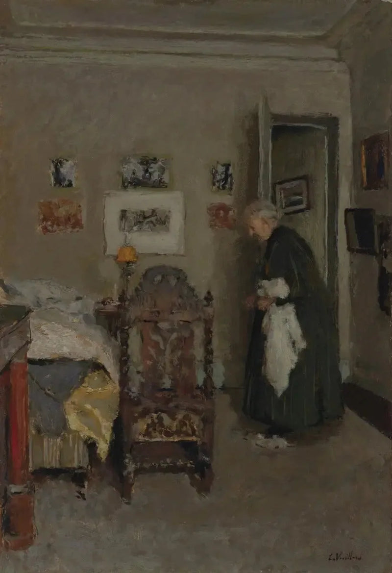 La mère de l'artiste dans son appartement, rue de Calais, Paris - Matin - Édouard Vuillard