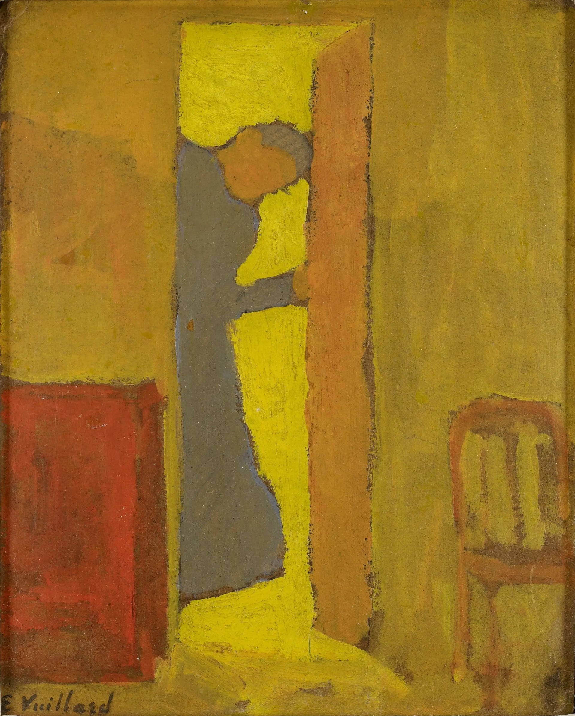 La Mère de l'artiste ouvrant une porte - Édouard Vuillard image 1 reproduction réalisée par Alpha Reproduction