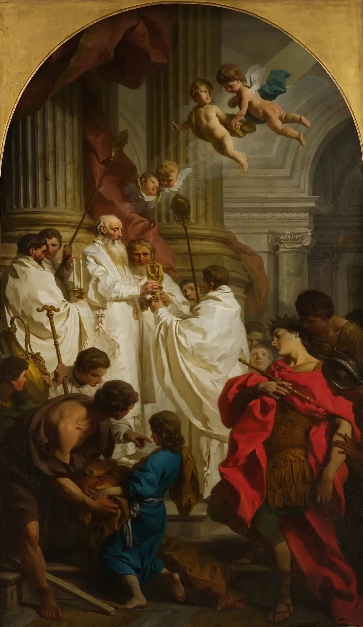 La messe de Saint Basile - Pierre Subleyras image 1 reproduction réalisée par Alpha Reproduction
