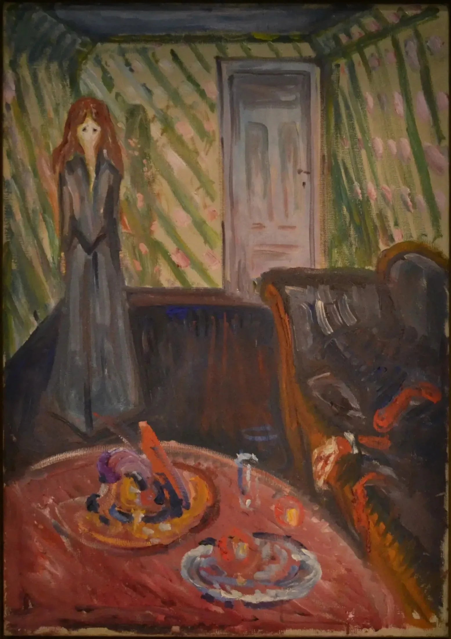 La Meurtrière - Edvard Munch image 1 copie de tableau peinte à la main
