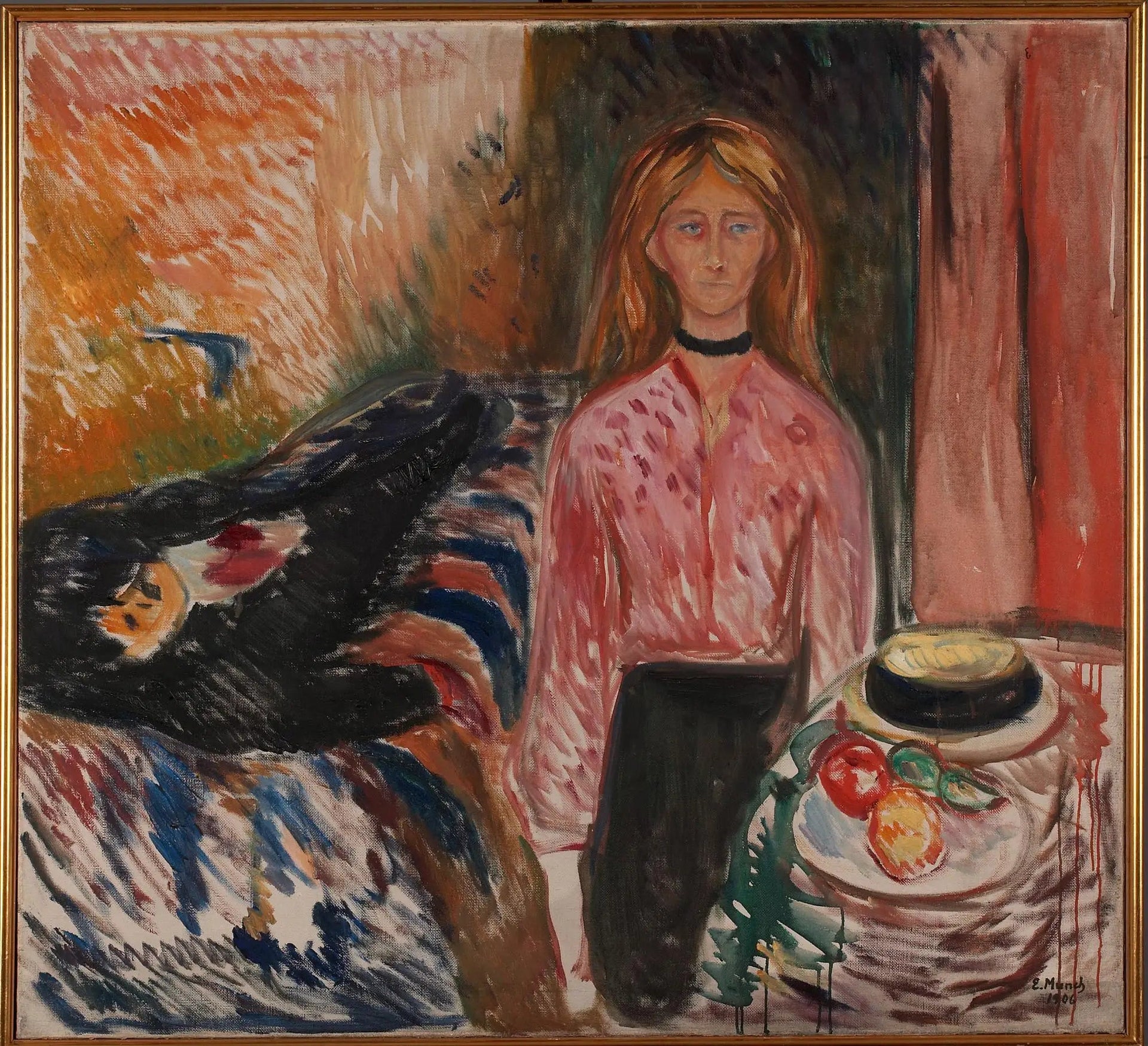 La Meurtrière - Edvard Munch image 1 reproduction de peinture à l’huile