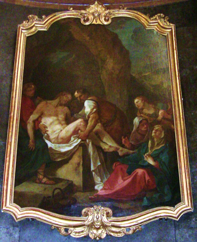 La Mise au tombeau - Charles-Joseph Natoire image 1 reproduction artisanale de tableau