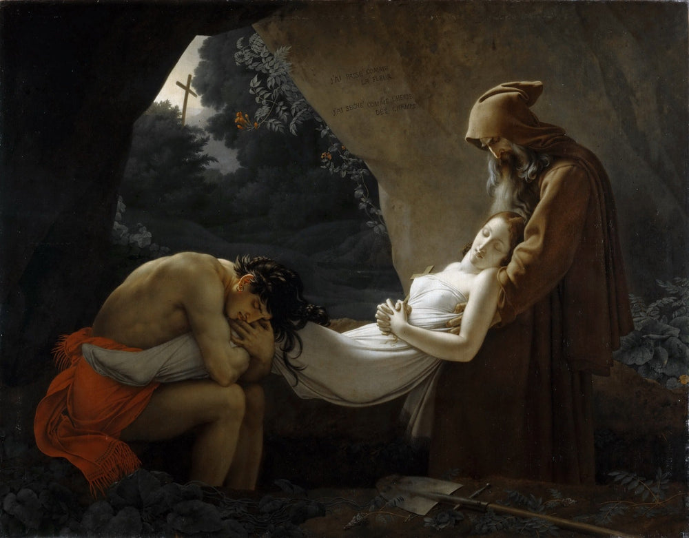 La mise au tombeau d'Atala - Anne-Louis Girodet
