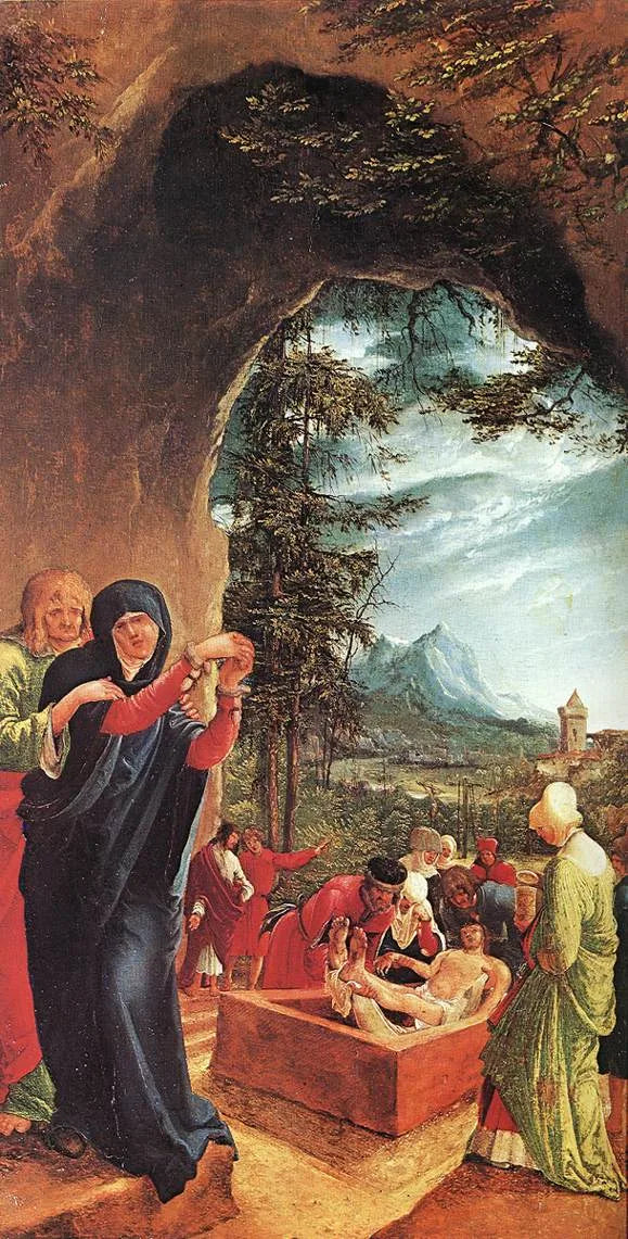 La mise au tombeau du Christ - Albrecht Altdorfer image 1 tableau peint à l’huile sur toile