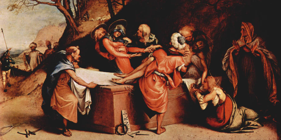 La Mise au tombeau du Christ (Lotto) - Lorenzo Lotto