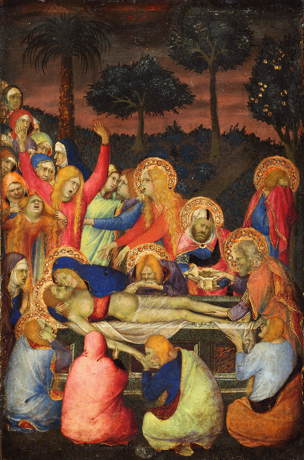 La mise au tombeau du Christ - Simone Martini - Alpha Reproduction