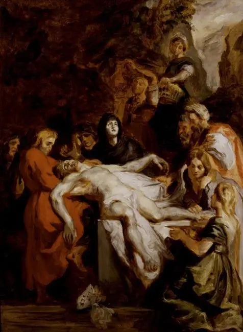 La mise au tombeau - Eugène Delacroix