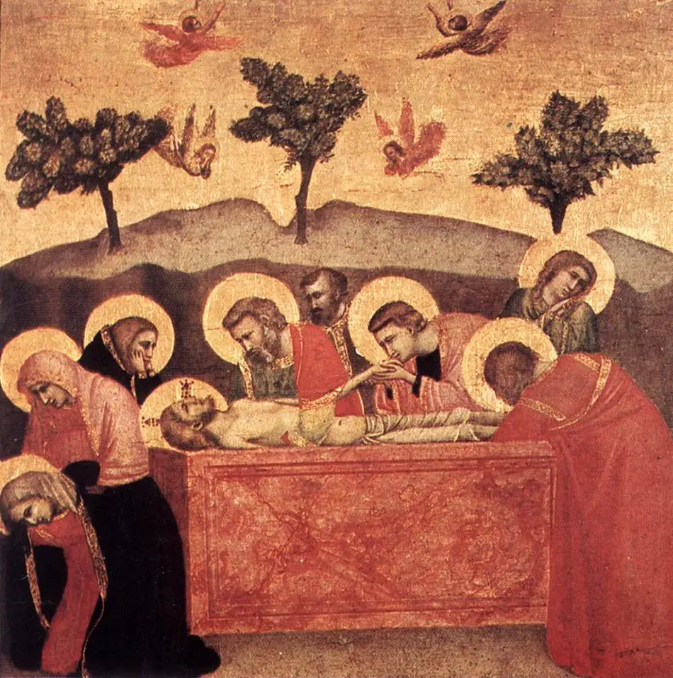 La Mise au Tombeau - Giotto image 1 copie de tableau peinte à la main