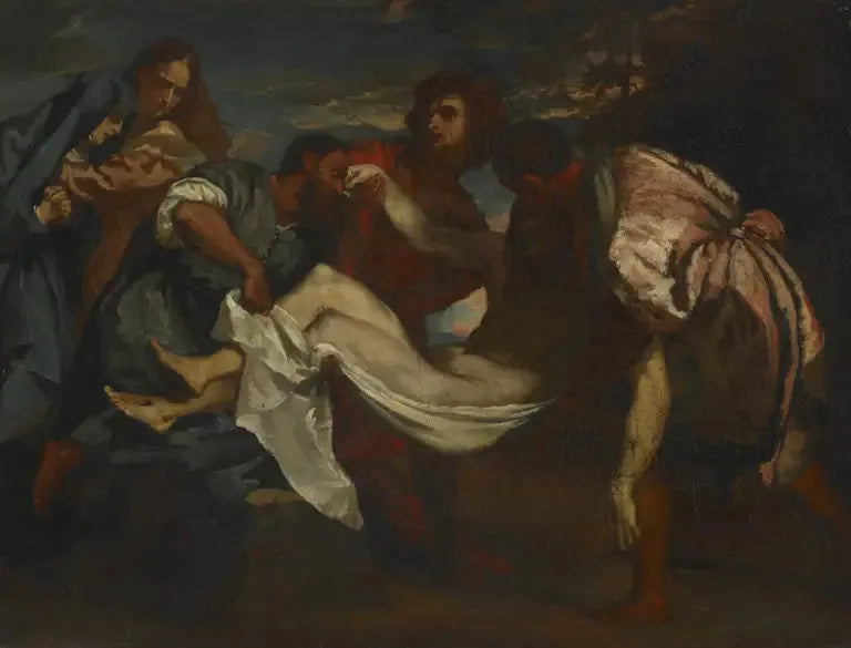 La Mise au tombeau - Théodore Géricault image 1 reproduction réalisée par Alpha Reproduction