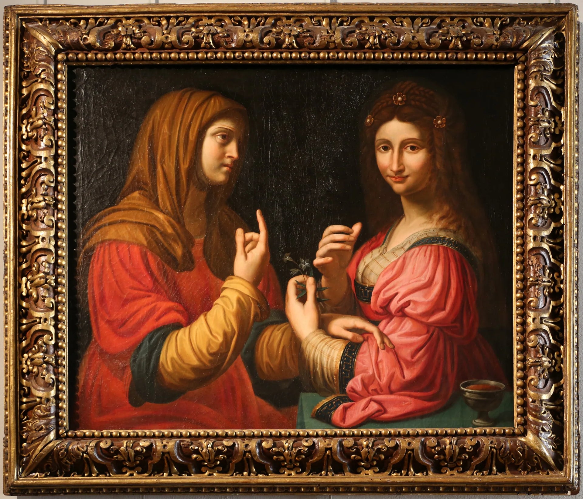 La Modestie et la Vanité - Bernardino Luini image 1 tableau peint à l’huile sur toile