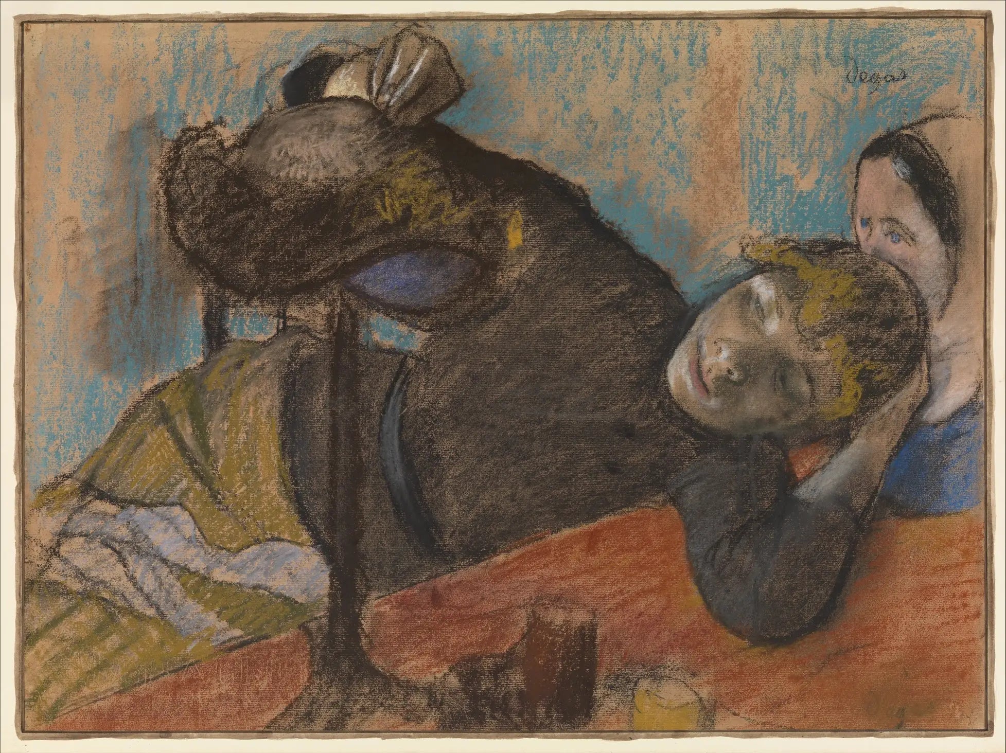 La modiste - Edgar Degas image 1 reproduction de peinture à l’huile