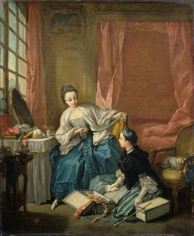 La Modiste - François Boucher image 1 copie peinte à la main à l’huile