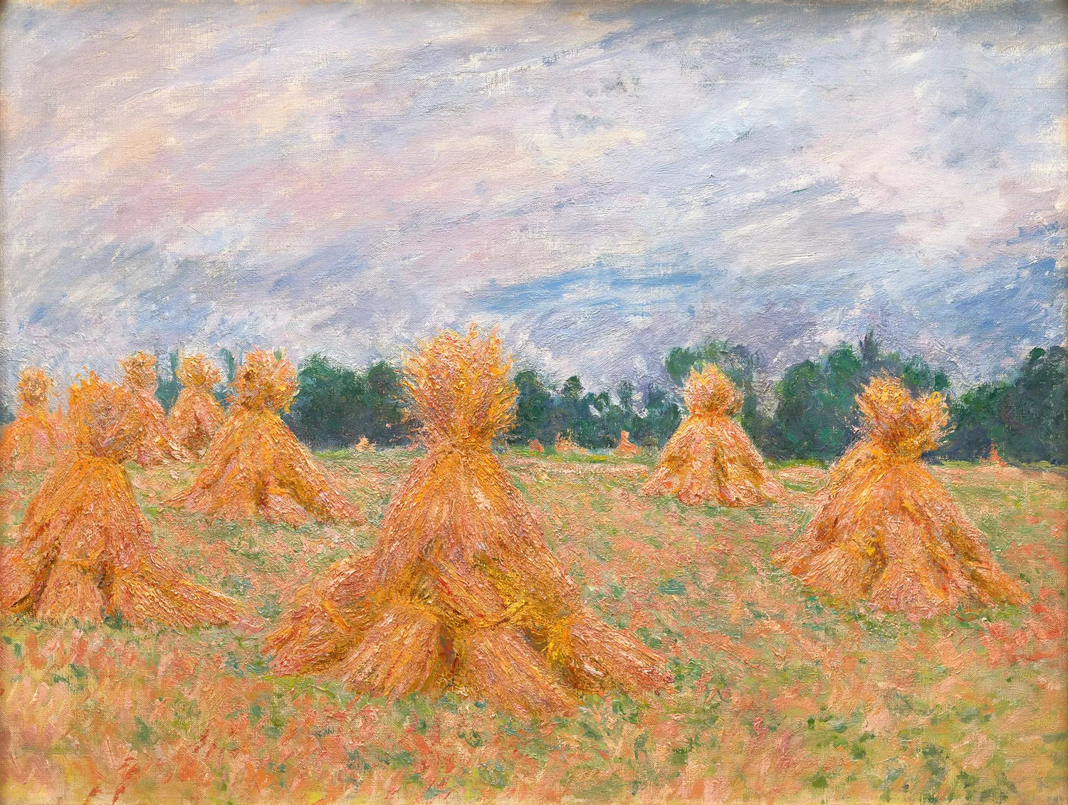 La Moisson - Blanche Hoschedé Monet image 1 reproduction de peinture à l’huile