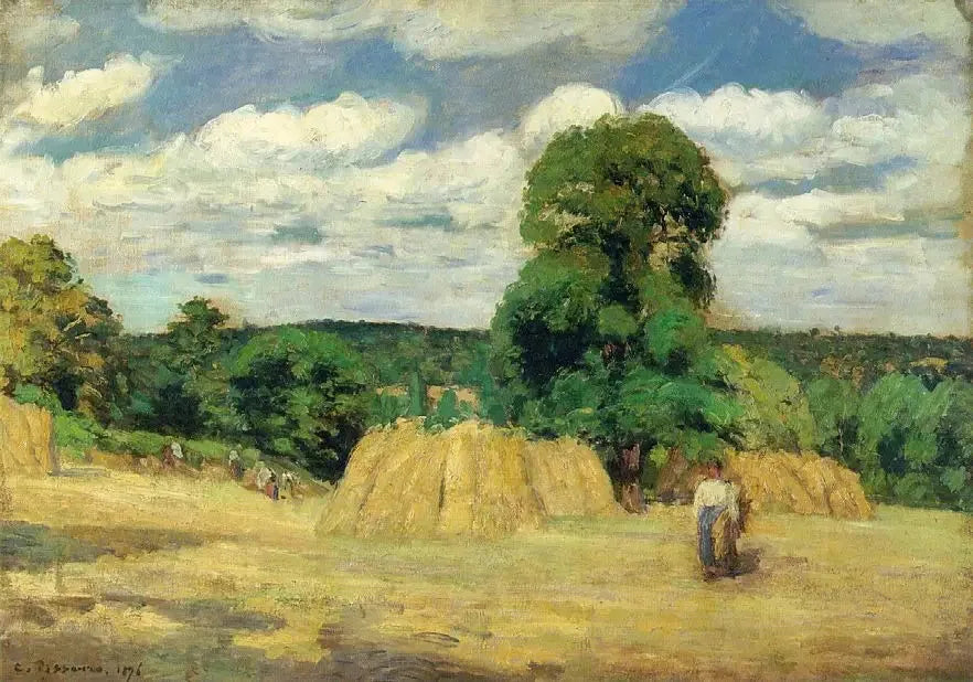 La Moisson - Camille Pissarro image 1 tableau peint à l’huile sur toile