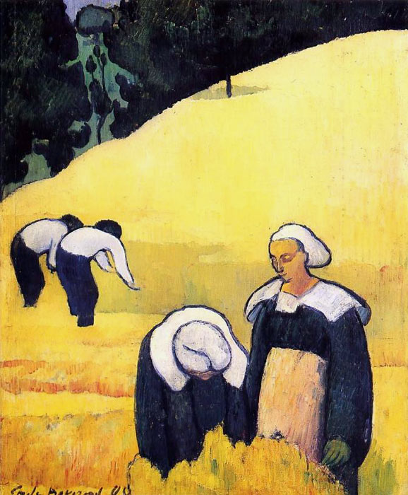 La Moisson - Émile Bernard image 1 reproduction artisanale de tableau