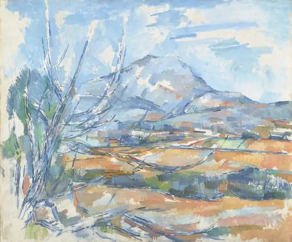 La Montagne Sainte-Victoire - Paul Cézanne image 1 copie de tableau peinte à la main