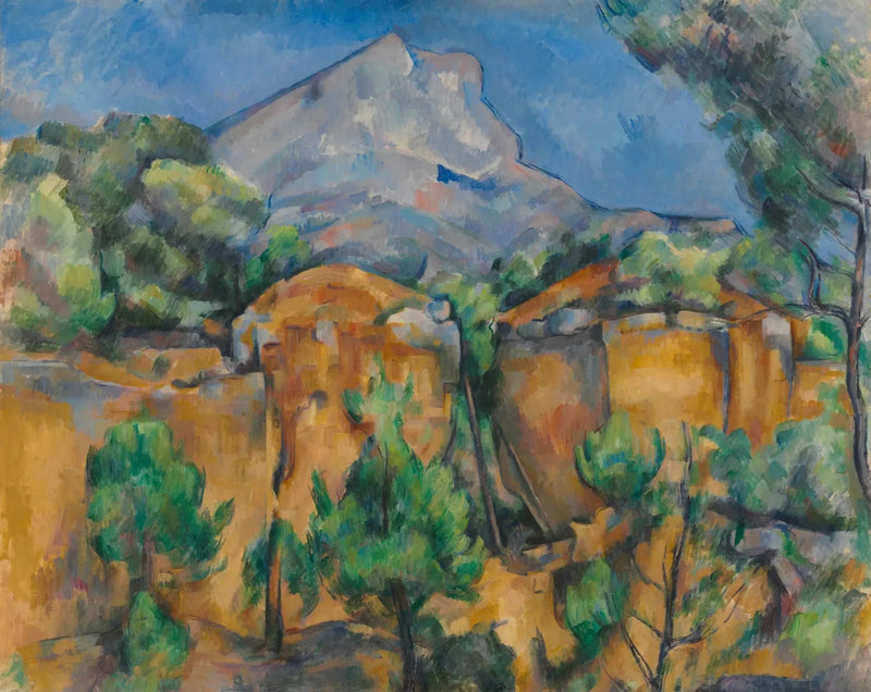 La Montagne Sainte-Victoire vue de Bibémus - Paul Cézanne