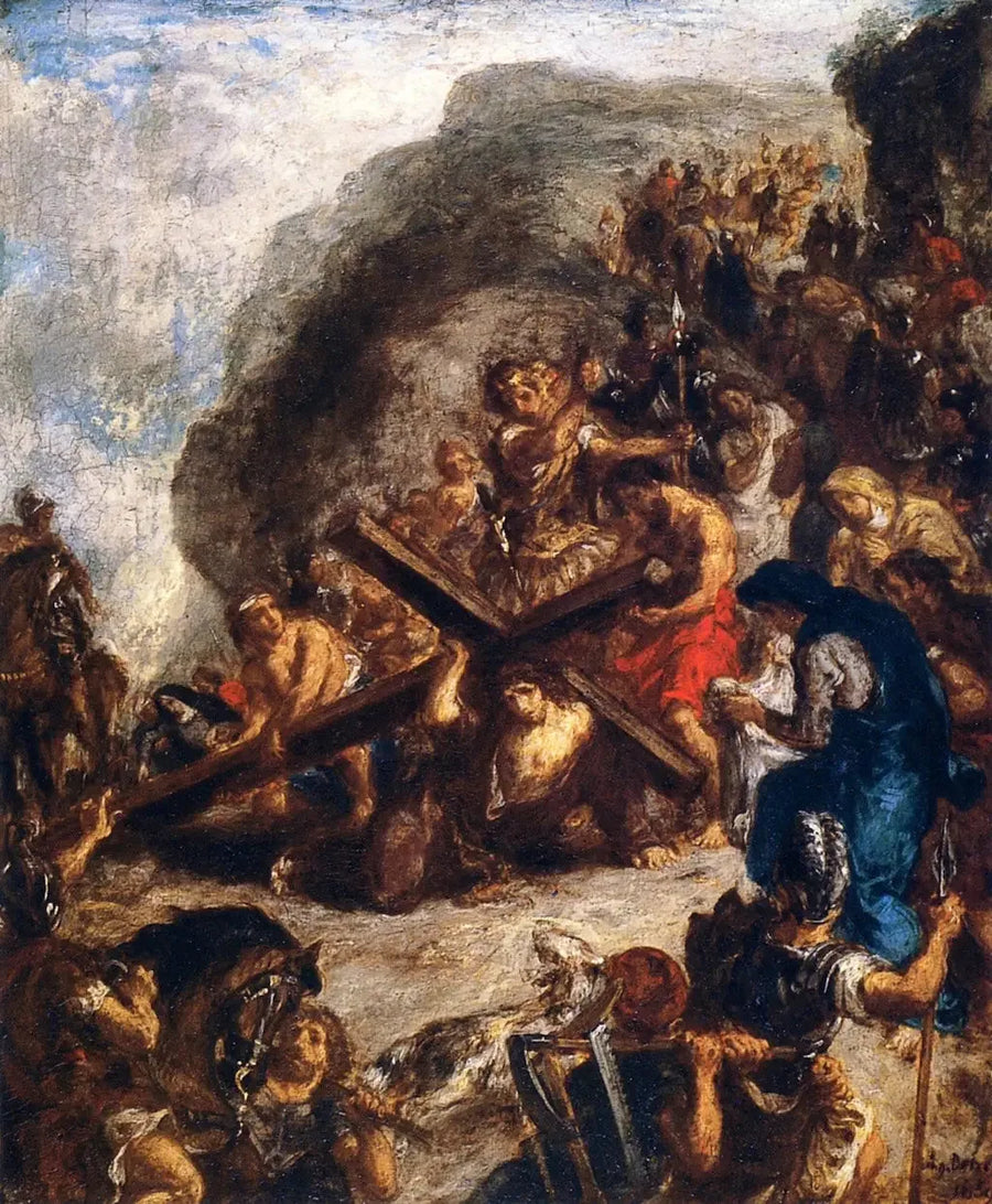 La Montée au calvaire - Eugène Delacroix