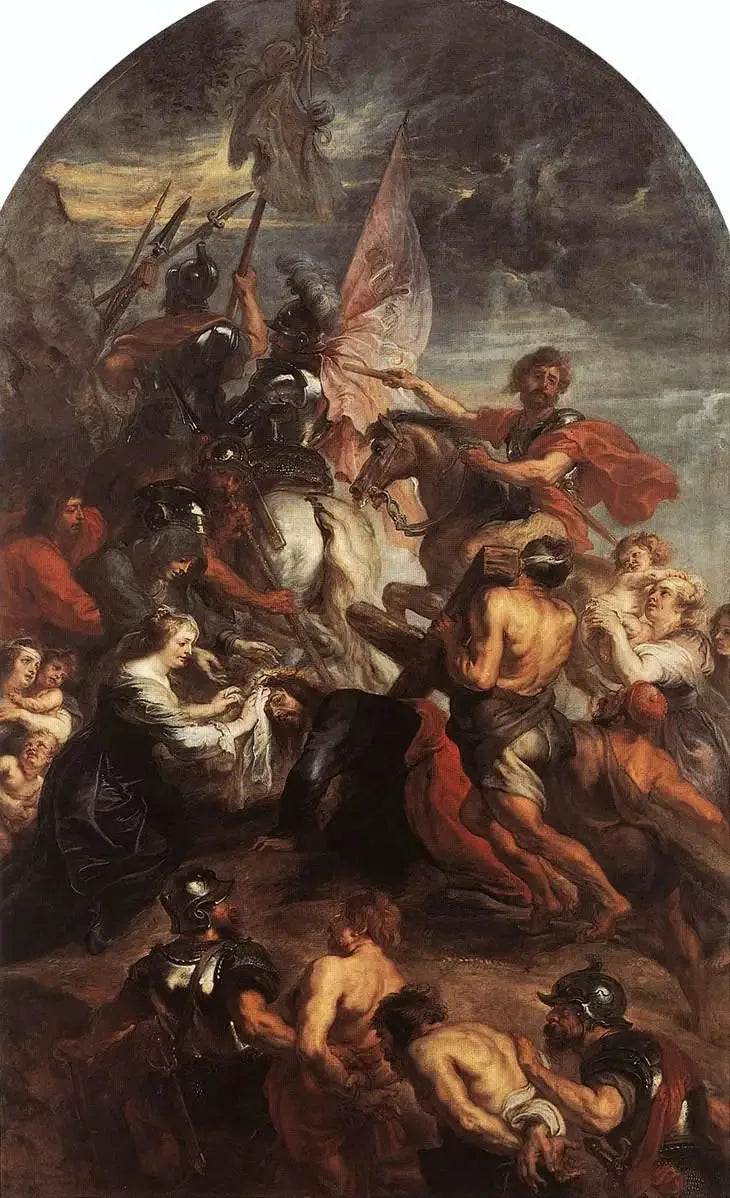 La montée au Calvaire - Peter Paul Rubens image 1 reproduction artisanale de tableau