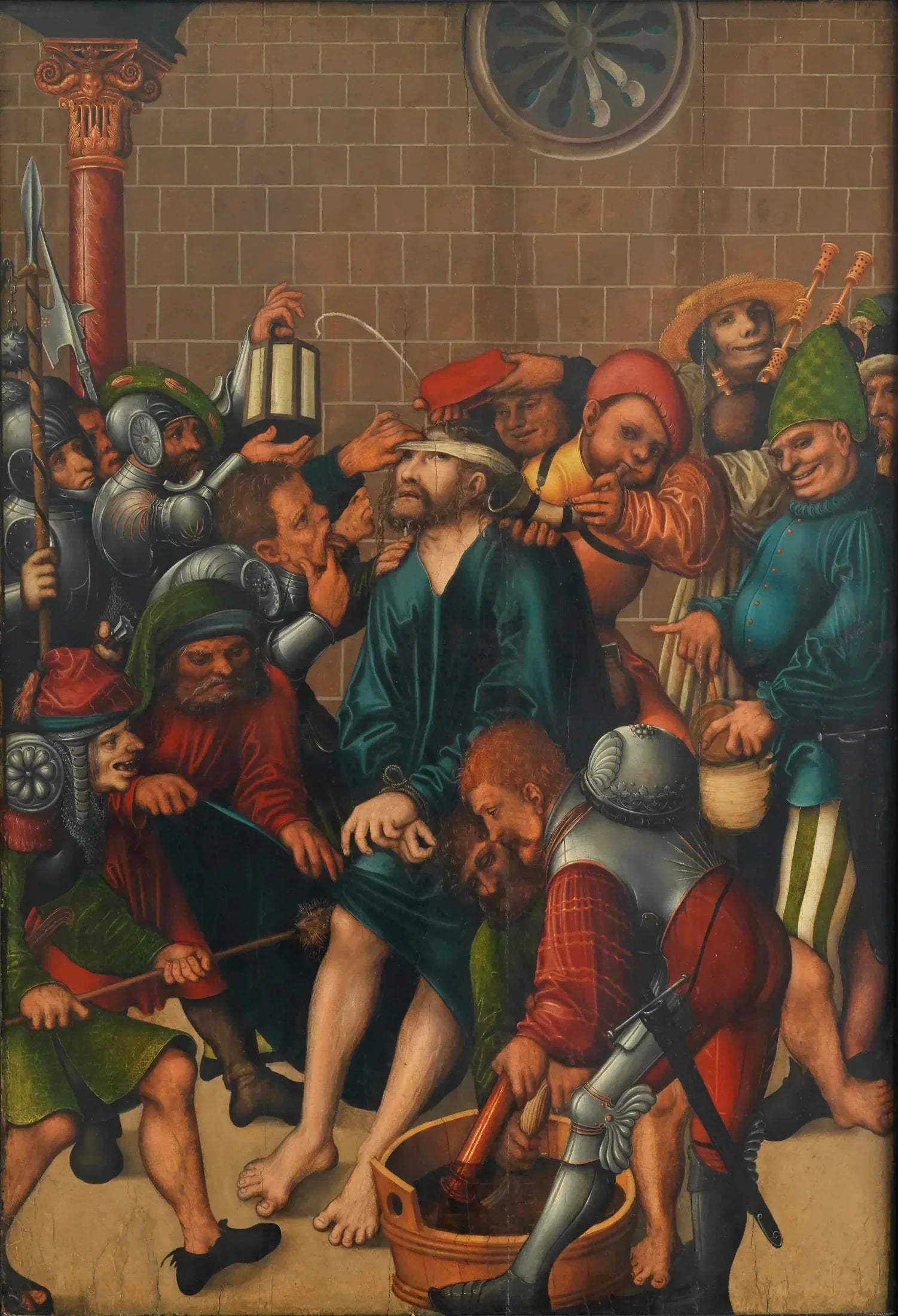 La moquerie du Christ - Lucas Cranach the Elder image 1 tableau peint à l’huile sur toile