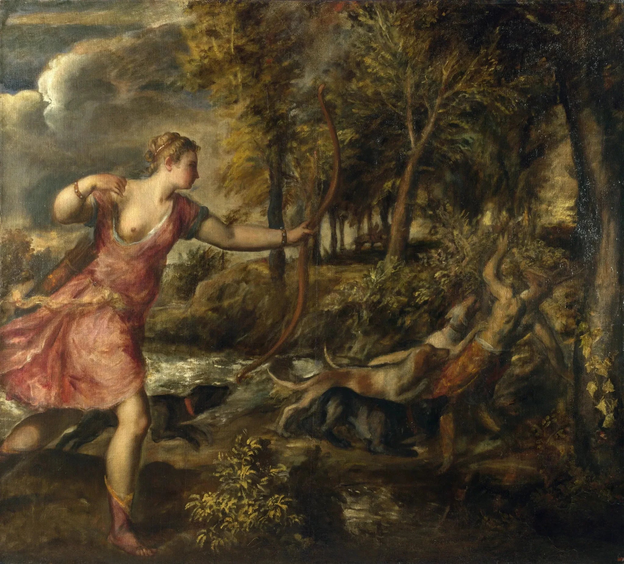 La Mort d'Actéon - Titian image 1 reproduction d’œuvre d’art à l’huile
