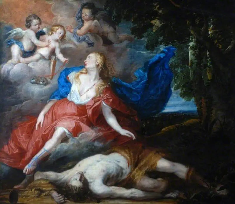 La mort d'Adonis - Antoine van Dyck image 1 reproduction artisanale de tableau