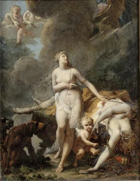 La Mort d'Adonis - Jean-Baptiste Regnault image 1 tableau peint à l’huile sur toile