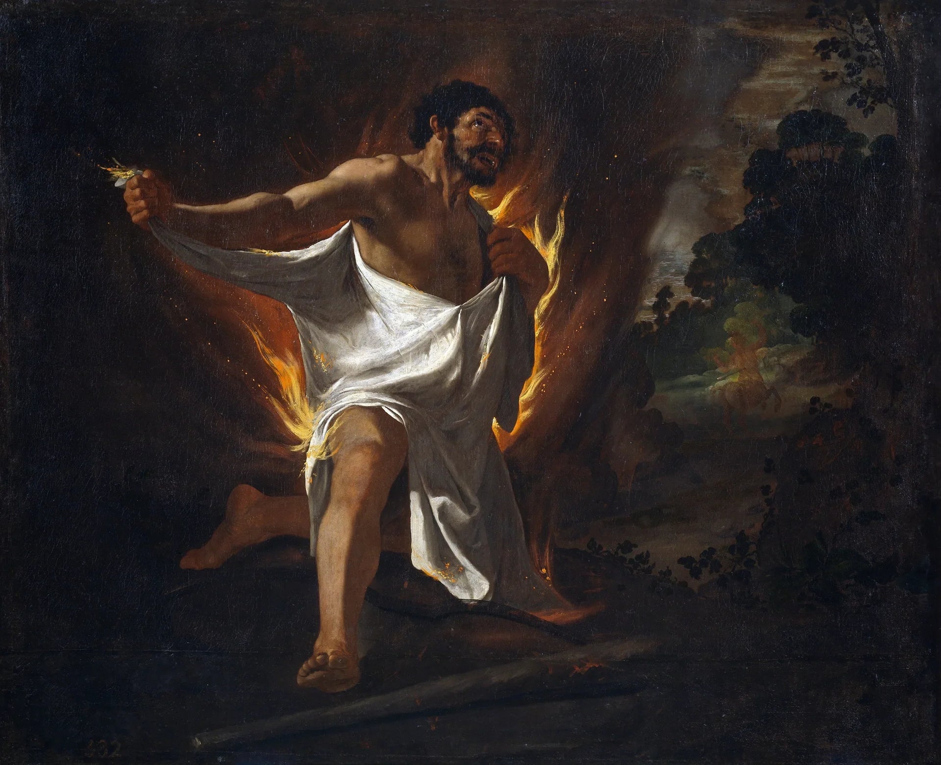 La mort d'Hercule - Francisco de Zurbarán image 1 reproduction réalisée par Alpha Reproduction